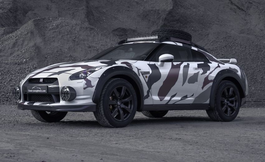 Godzilla 2.0 – Nissan GT-R R35 2010 untuk <em>off-road</em> 1143979