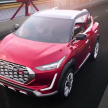 Production 2021 Nissan Magnite SUV spotted in India