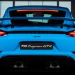 Porsche Spyder 718 dan Cayman GT4 718 tiba di M’sia – enjin 4.0 liter NA, transmisi manual, dari RM970k