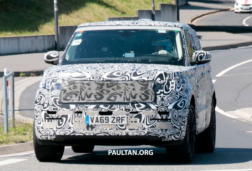SPYSHOTS: Fifth-generation Range Rover seen testing at the Nurburgring; debut late 2021 or early 2022 1151454