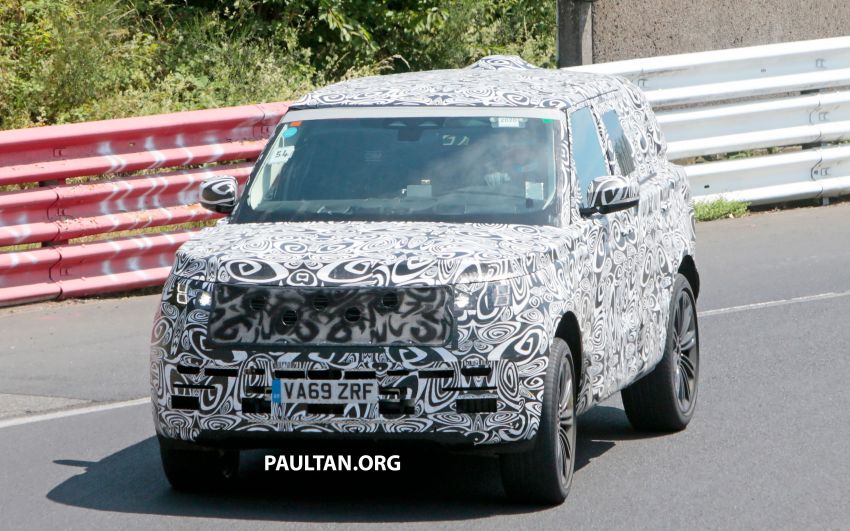 SPYSHOTS: Fifth-generation Range Rover seen testing at the Nurburgring; debut late 2021 or early 2022 1151442