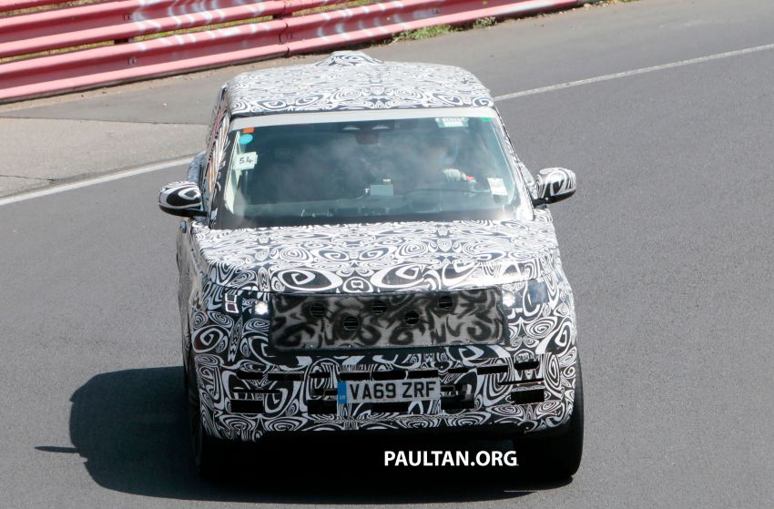 SPYSHOTS: Fifth-generation Range Rover seen testing at the Nurburgring; debut late 2021 or early 2022 1151440