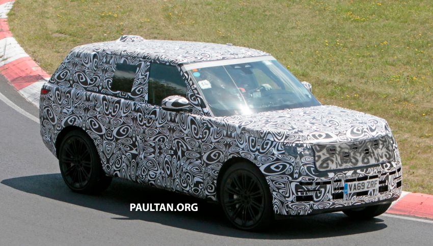 SPYSHOTS: Fifth-generation Range Rover seen testing at the Nurburgring; debut late 2021 or early 2022 1151437