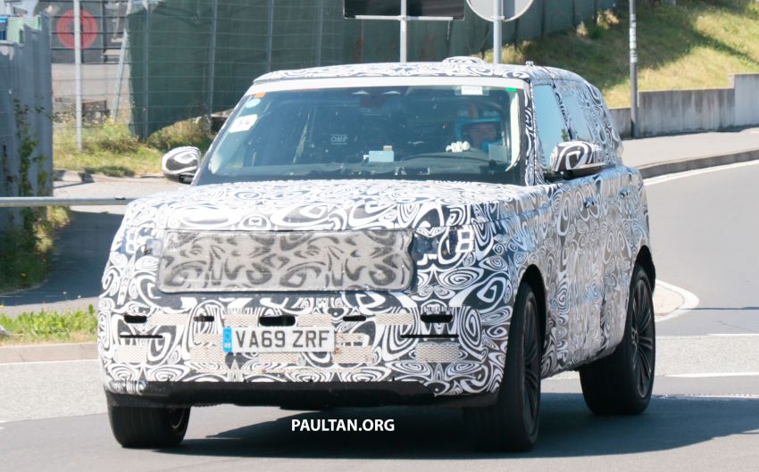 SPYSHOTS: Fifth-generation Range Rover seen testing at the Nurburgring; debut late 2021 or early 2022 1151453