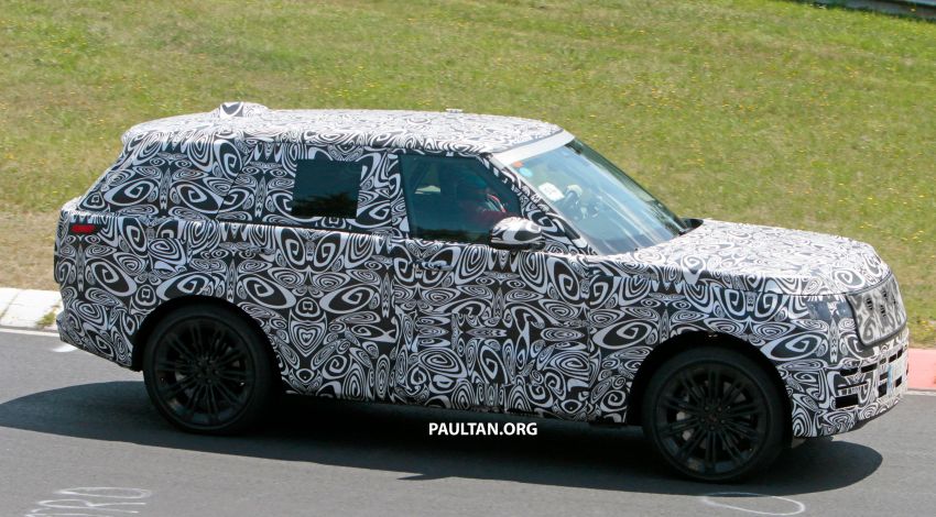 SPYSHOTS: Fifth-generation Range Rover seen testing at the Nurburgring; debut late 2021 or early 2022 1151435