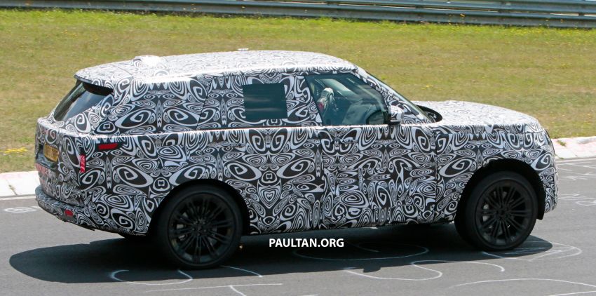 SPYSHOTS: Fifth-generation Range Rover seen testing at the Nurburgring; debut late 2021 or early 2022 1151433