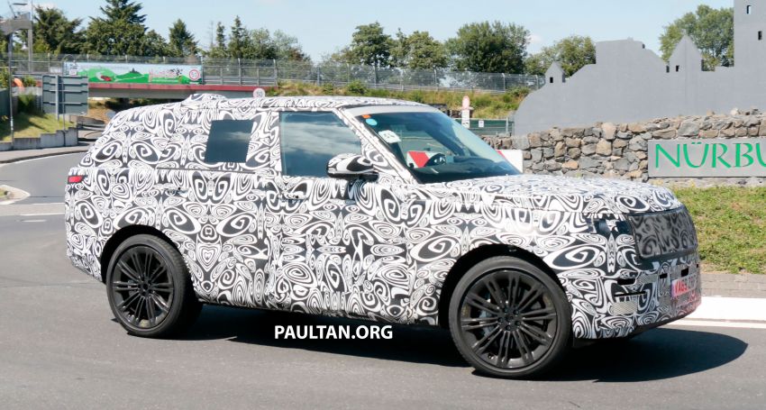 SPYSHOTS: Fifth-generation Range Rover seen testing at the Nurburgring; debut late 2021 or early 2022 1151450