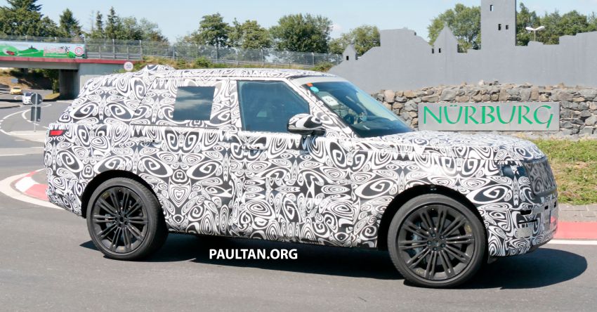 SPYSHOTS: Fifth-generation Range Rover seen testing at the Nurburgring; debut late 2021 or early 2022 1151449