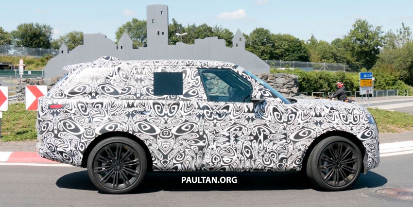 SPYSHOTS: Fifth-generation Range Rover seen testing at the Nurburgring; debut late 2021 or early 2022 1151447