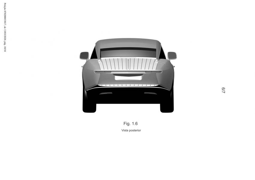 Rolls-Royce coupe – patent for one-off model seen? 1151276