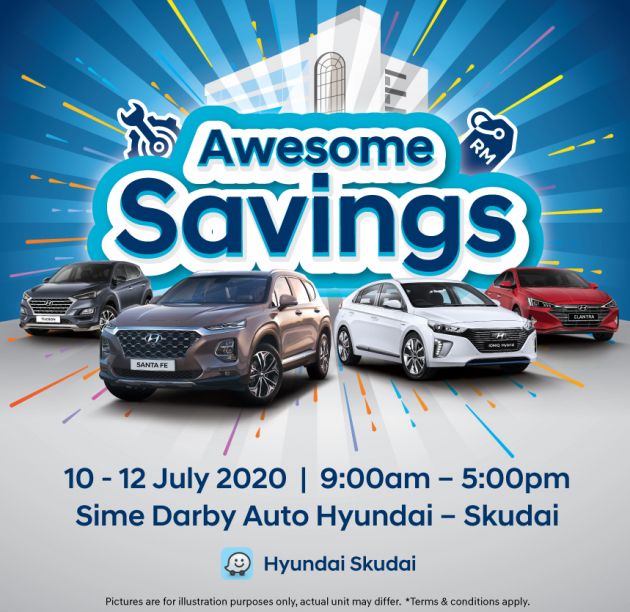 AD: Enjoy RM20,000 rebates on a new car at the Sime Darby Auto Hyundai, Skudai – from July 10-12 only!