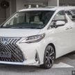 GALLERY: Toyota Alphard full exterior conversion to Lexus LM – genuine Lexus parts only, priced at RM56k