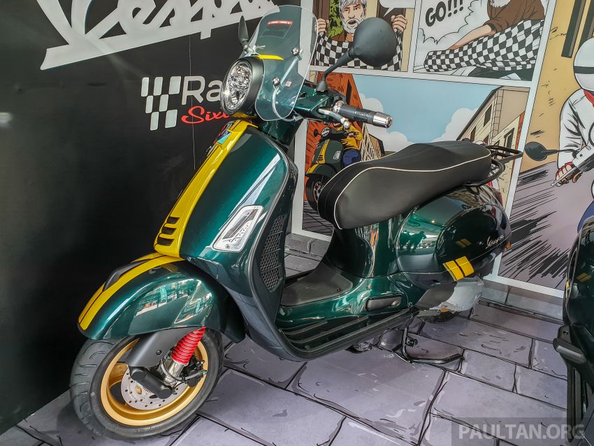 Vespa Sprint dan GTS Racing Sixties tiba di Malaysia – gaya inspirasi perlumbaan, harga RM19k dan RM31k 1144440