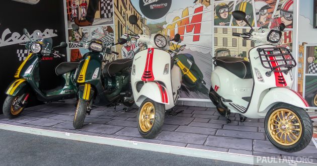 Vespa Sprint dan GTS Racing Sixties tiba di Malaysia – gaya inspirasi perlumbaan, harga RM19k dan RM31k