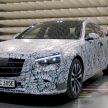 W223 Mercedes-Benz S-Class  to debut in September – big MBUX screen; PHEV variant with 100 km EV range
