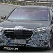 SPIED: W223 Mercedes-Benz S-Class, with less camo