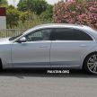 SPIED: W223 Mercedes-Benz S-Class, with less camo