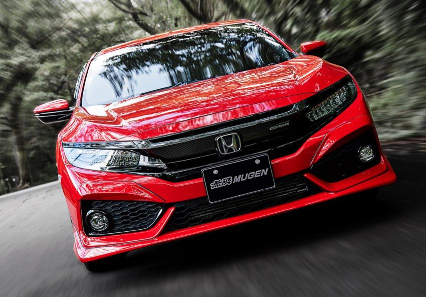 Honda Civic 2020 hatch dapat pilihan aksesori Mugen 1165343