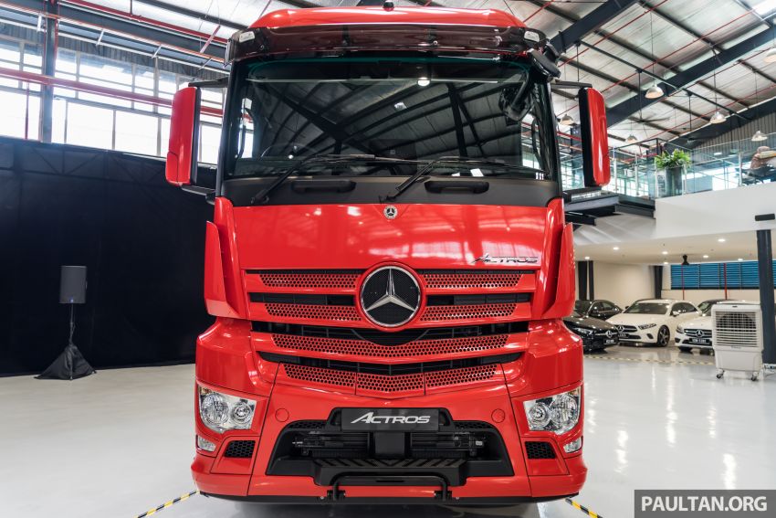 2020 Mercedes-Benz Actros launched in Malaysia – AEB, adaptive cruise control, touchscreen on lorry Image #1155742