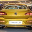 Volkswagen Arteon R-Line launched in Malaysia – 190 PS/320 Nm 2.0 litre TSI, 7-speed wet DSG, RM221,065