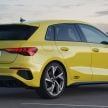 2021 Audi S3 Sedan, Sportback debut – AMG A35 rival with 2.0L TFSI; 310 PS & 400 Nm, 0-100 in 4.8 seconds