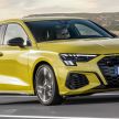 2021 Audi S3 Sedan, Sportback debut – AMG A35 rival with 2.0L TFSI; 310 PS & 400 Nm, 0-100 in 4.8 seconds