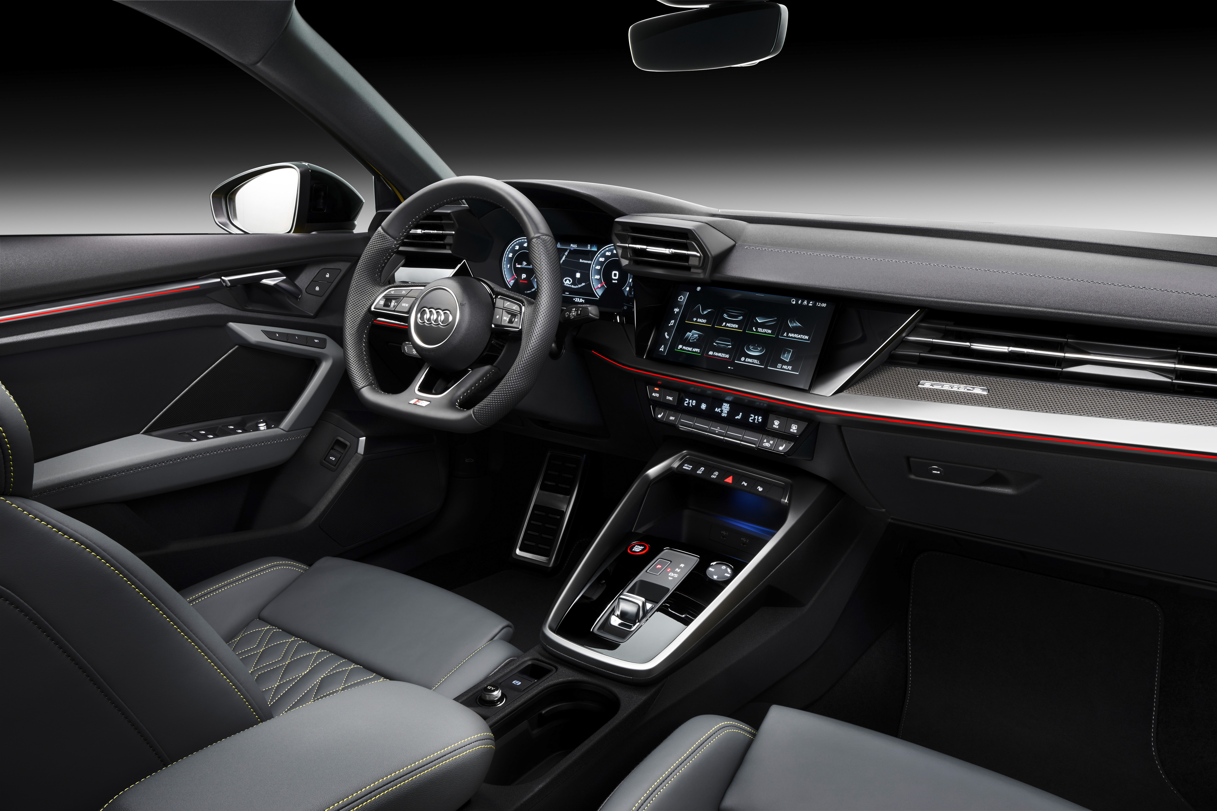 Новое поколение 8. Audi q3 Sportback 2021 салон. Audi a3 Sportback 2021 салон. Audi s3 2021 салон. Audi s3 Sportback 2021.