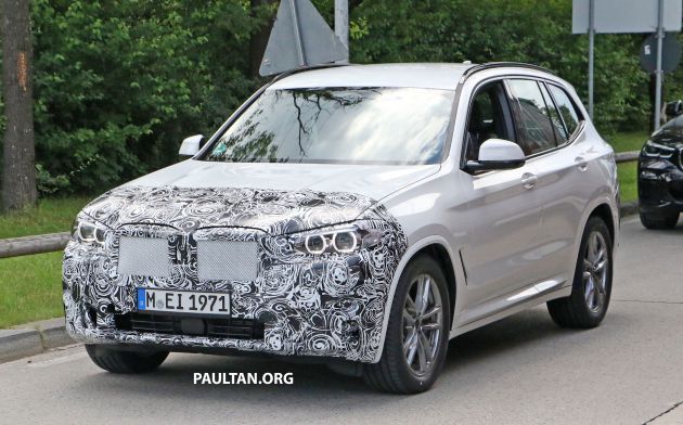 SPYSHOTS: G01 BMW X3 LCI seen testing in public