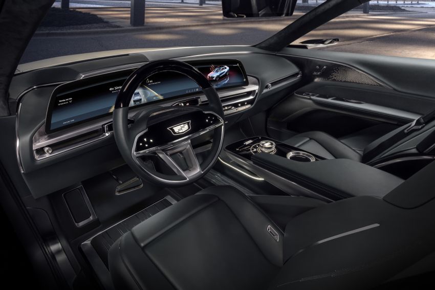 Cadillac Lyriq crossover elektrik penuh dengan jarak gerak 480 km, pacuan roda belakang atau AWD 1157015