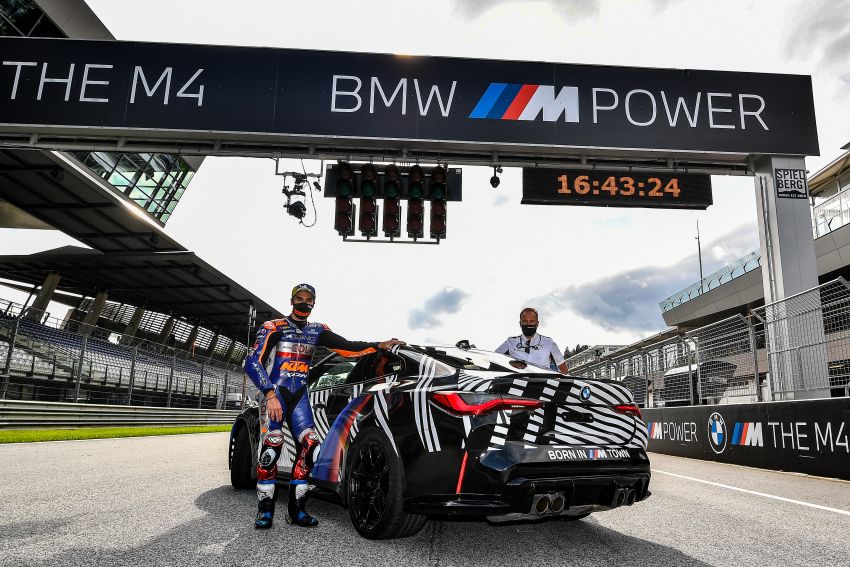 2021 BMW M4 presented to MotoGP Styria winner Oliveira ahead of coupe’s September official debut 1166102