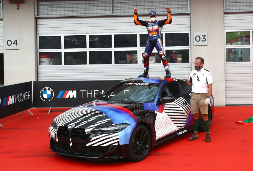 2021 BMW M4 presented to MotoGP Styria winner Oliveira ahead of coupe’s September official debut 1166110