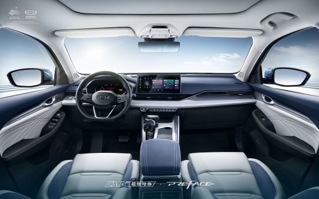 Geely Preface interior shown ahead of Q4 2020 launch