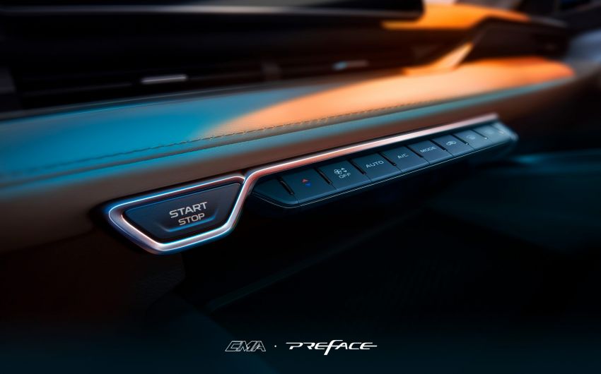Geely Preface interior shown ahead of Q4 2020 launch 1166333