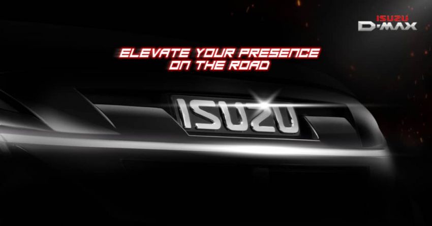 Isuzu D-Max Stealth edition teased – August 6 launch 1154339