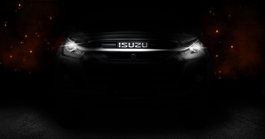 Isuzu D-Max Stealth edition teased – August 6 launch 1154342