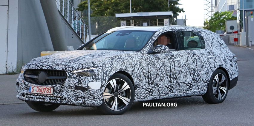 SPYSHOTS: Mercedes-Benz C-Class station wagon seen testing; ‘X206’ All-Terrain variant to join line-up Image #1158608