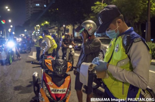 Police conduct special motorcycle operation yesterday – a total of 1,421 summons issued for various offences