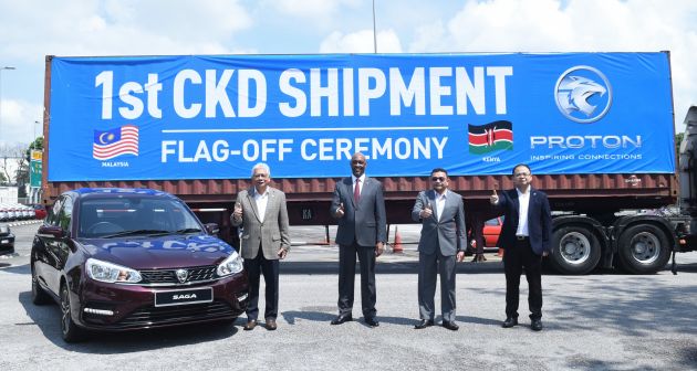 Proton Saga exported to Kenya, CKD local assembly