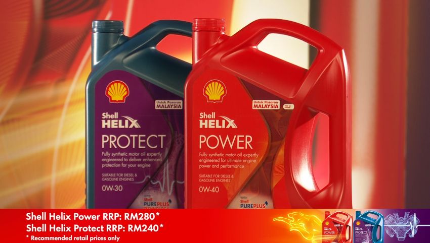 Shell Helix Power and Helix Protect – fully-synthetic engine oils aimed at different driver requirements 1157270