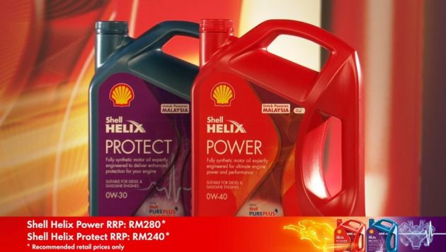 Shell Helix Power dan Helix Protect – minyak enjin sintetik penuh untuk dua keperluan yang berbeza