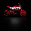 Triumph Trident Prototype – petunjuk model produksi yang akan dilancar tahun depan, enjin tiga silinder