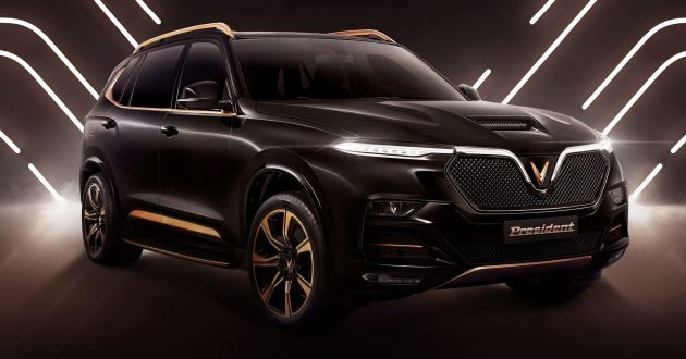 VinFast President officially revealed – limited-edition V8-powered SUV based on the LUX SA2.0; 6.2L, 455 hp