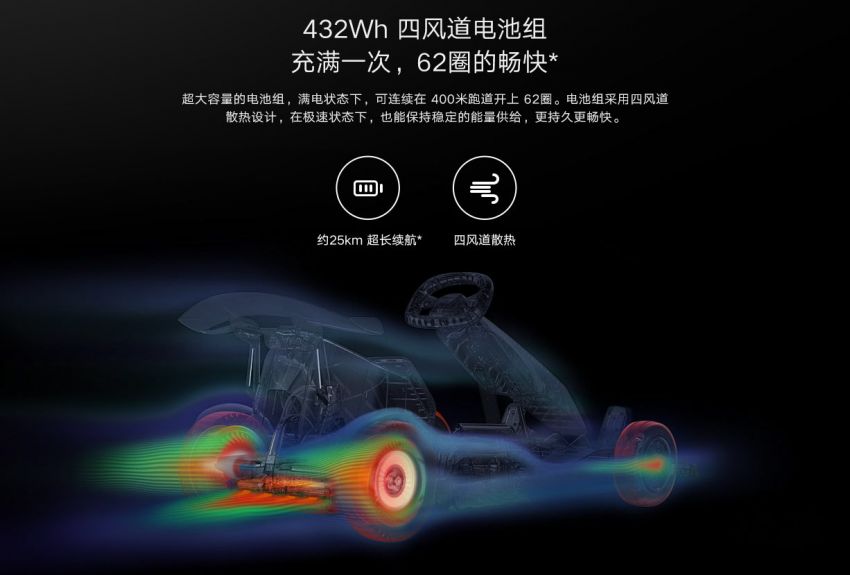Xiaomi Ninebot GoKart Pro Lamborghini Edition – all-electric go-kart; 40 km/h top speed, drift tyres; RM6k 1162516