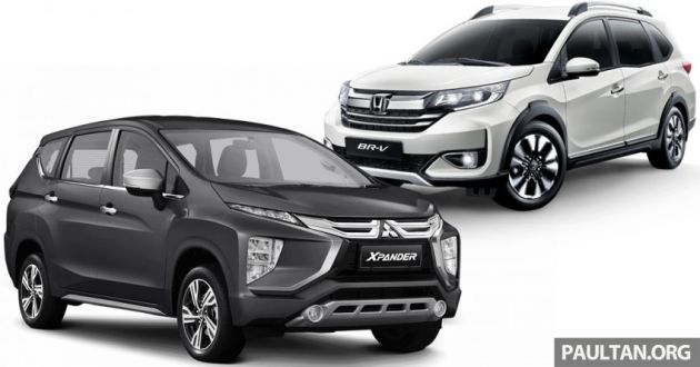 Mitsubishi Xpander vs Honda BR-V — perbandingan spesifikasi antara pesaing MPV tujuh-tempat duduk