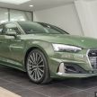 2022 Audi A5 Sportback in Malaysia – 2.0 TFSI quattro now with S line, still no AEB, priced at RM454,162
