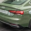 2020 Audi A5 Sportback facelift now in Malaysia – mild hybrid; RM350,900 for 2.0 TFSI, RM377,900 for quattro