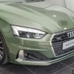 2022 Audi A5 Sportback in Malaysia – 2.0 TFSI quattro now with S line, still no AEB, priced at RM454,162