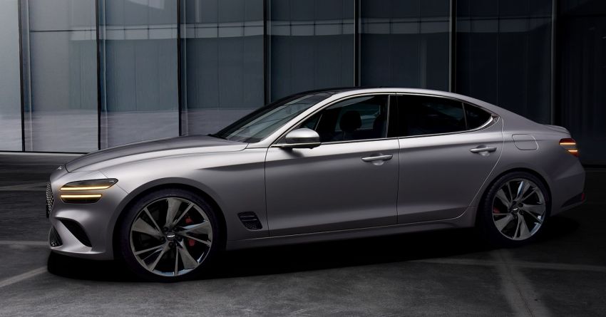 2020 Genesis G70 facelift debuts with updated styling – rivals the Mercedes-Benz C-Class, BMW 3 Series Image #1173365