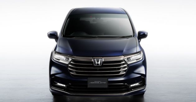 2020 Honda Odyssey facelift previewed for Japan – e:HEV hybrid, gesture control powered sliding doors