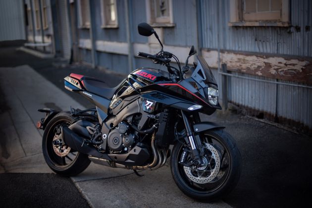 2020 Suzuki Katana with Shogun and Samurai limited edition accessory packs on sale in Australia